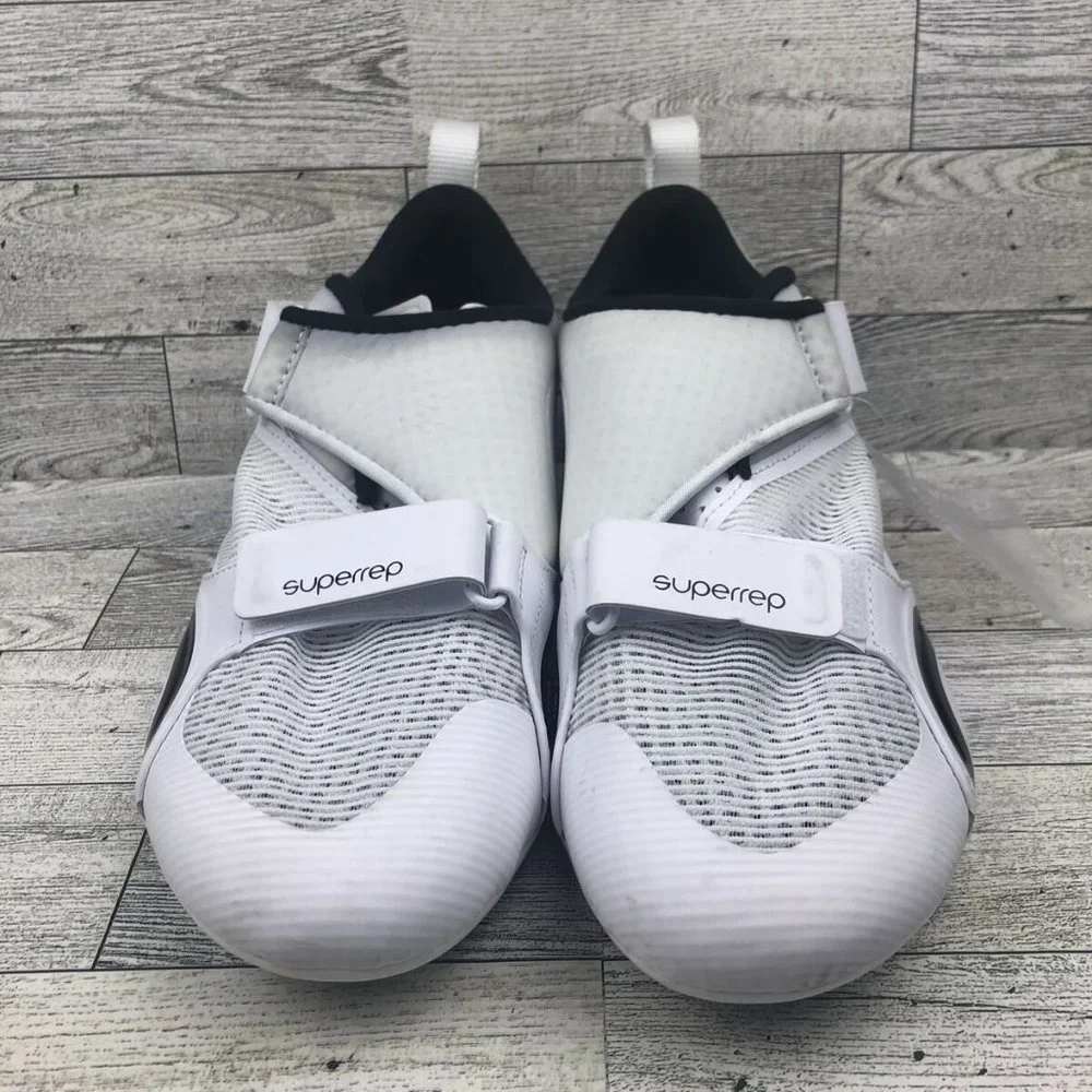 Women’s Nike Superrep Cycle - White / Black, Size 8.0 (fits more 7.5) - Picture 2 of 10